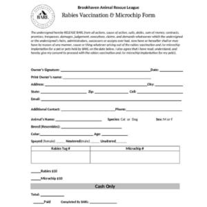 Vaccination Form